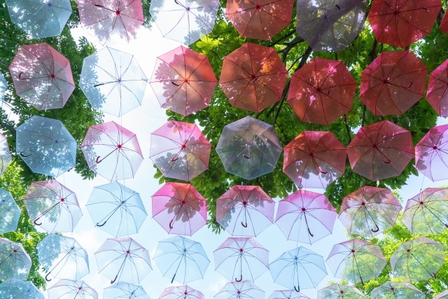 雨の日も、ちょっと心が晴れる仕事。